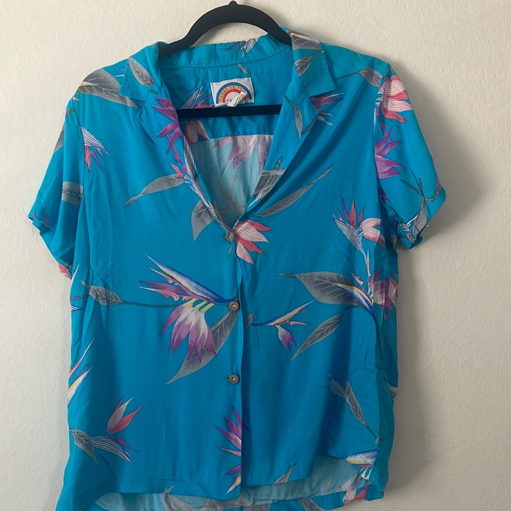 Paradise Dound button down shirt